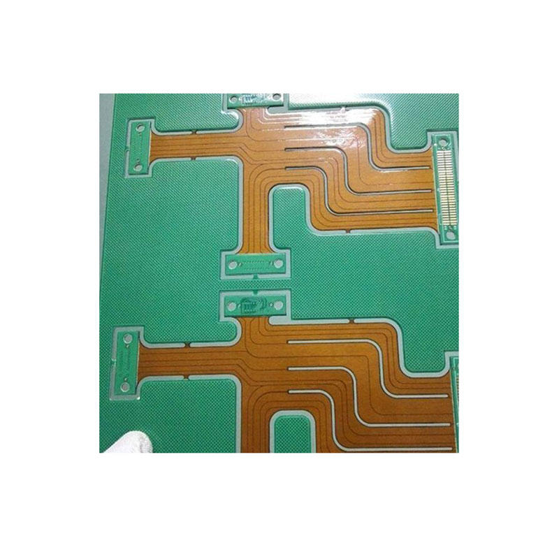 8 слоев Жесткая Flex PCB FR4 (TG170) + PI Материал Enig Finish Finish