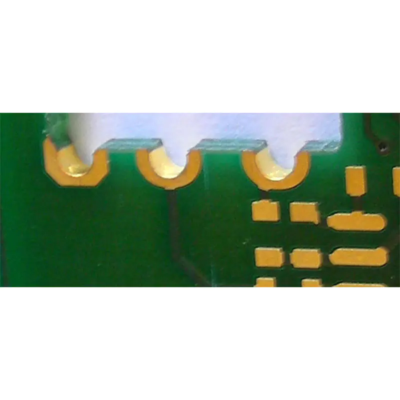 Multilayer Plated Half Hole PCB Half PTH PCB Immersion Gold Finish
