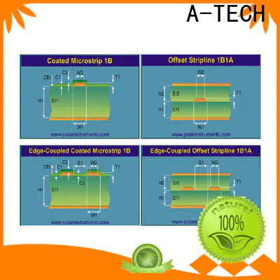 A-TECH counter sink edge plating pcb durable for sale
