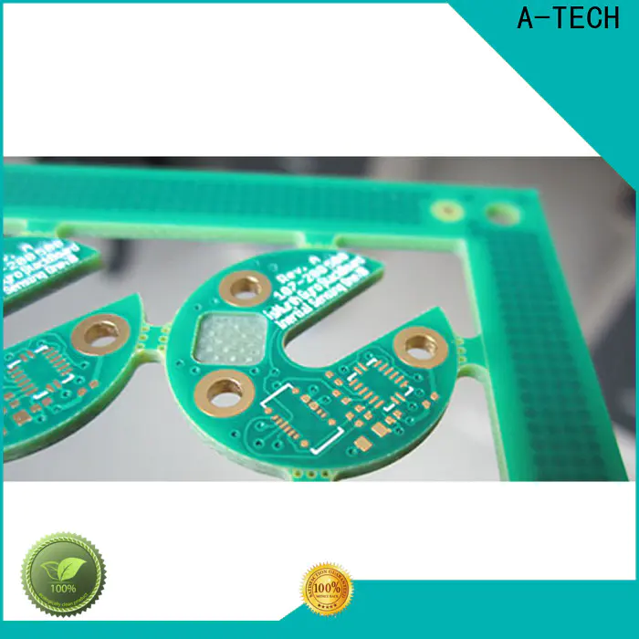 A-TECH half depth castellated holes pcb Supply for sale