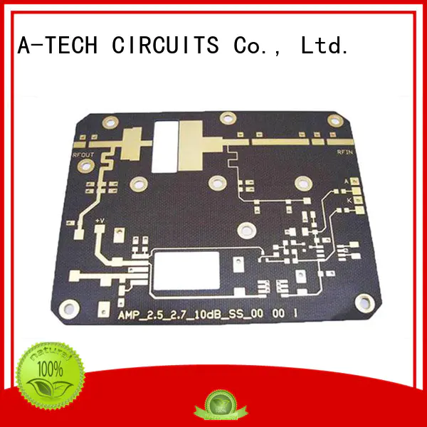 A-TECH aluminum microwave rf pcb double sided for wholesale