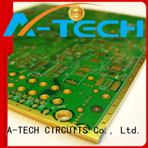 A-Tech Rounting Castellated Holes PCB Plated для Оптовых