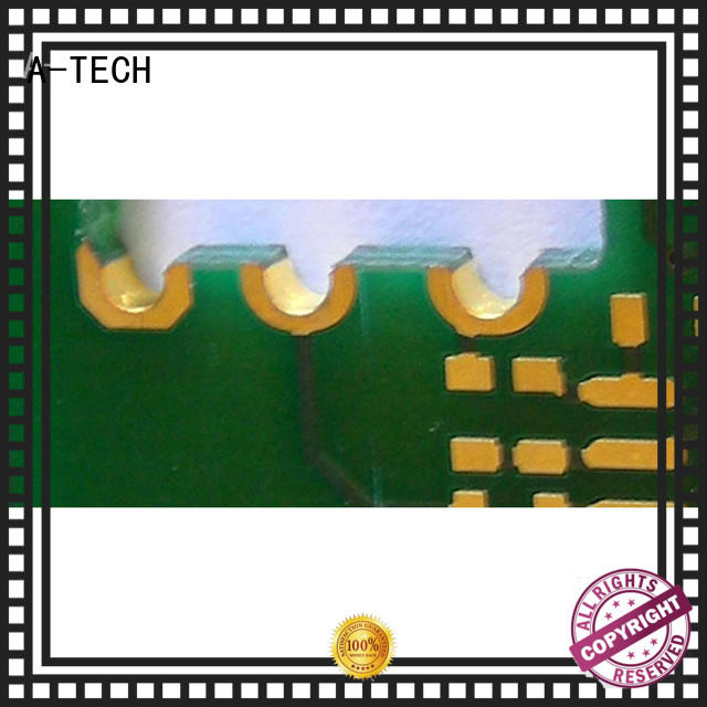 A-TECH routing edge plating pcb castellation for sale