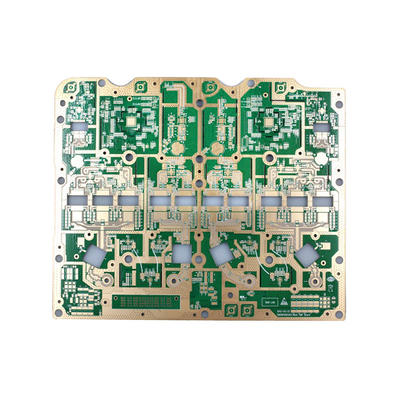Multilayer Hybrid PCB Rogers 4350B  FR4 Immersion Gold