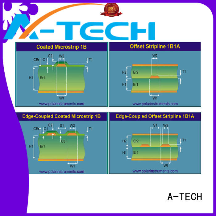 A-TECH fit hole impedance control pcb best price top supplier