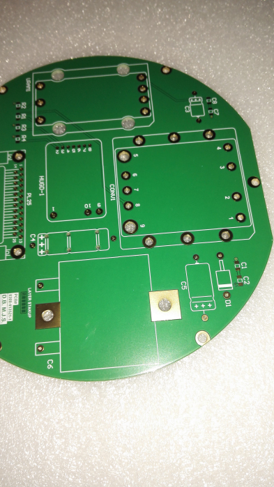 2 слоя PCB с тестом летающего зонда